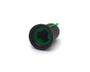 Imagem de Knob Rotativo Estriado - Preto/Verde - KB-301-S