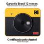 Imagem de  Kodak Mini  Shot 3 Retrô Amarela  - C300RY - Camera Instantânea e Photo Printer bluetooth  2 em 1 -