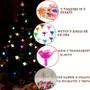 Imagem de KonohaELF Cerâmica Christmas Tree Replacement Bulbs/Lights, Retro Ceramic Tree Small Bird Light Ornaments- Multi Colors Accessories (137Bulbs+4Topper)