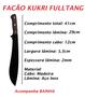 Imagem de Kukri 12" Fulltang Esportiva Camping Selva Pesca - SQ