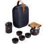 Imagem de Kung Fu Tea Set Purple Sand Tea Cups Cerâmica Portátil Bule Set Tea Caddy + Teapot + Tea Cup Bom Presente Bules