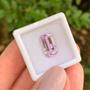 Imagem de Kunzita Rosa Retangular Baguete 4,82ct