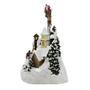 Imagem de Kurt Adler Battery Operated Musical LED Village com Papai Noel e Veado, 11 polegadas