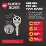 Imagem de Kwikset Juno - Maçaneta para Porta com Entrada por Chave, SmartKey e Proteção Antimicrobiana Microban