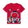 Imagem de Kyly Conjunto Camiseta e Bermuda Astronauta Vermelho