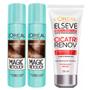 Imagem de L'Oréal Paris Magic Retouch + Ganhe Cicatri Renov Kit - Leave-In + 2 Corretivos Capilar Castanho Claro