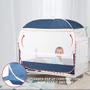 Imagem de L RUNNZER tenda do berço de segurança do bebê, tenda pop up de segurança para o berço do berço, cobertura da tenda do berço para manter o bebê de sair e picada de mosquito