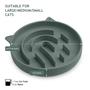 Imagem de Labirinto de impressão digital de silicone Slow Feeder Cat Bowl Coomazy