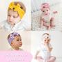 Imagem de Laço Bebe Menina Turbante Para Bebe Lacinhos de Bebe Menina Kit c/5 Unidades