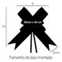 Imagem de Laço Fácil de Organza com Poliester 30mm x 47 cm  Pacote com 10 Unidades