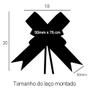 Imagem de Laço Fácil de Organza com Poliester 50mmx74cm  Pacote com 10 Unidades