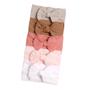 Imagem de Laços de Cabelo Bebê Turbante de Bebê Faixinha Lacinhos de Bebê Kit 5 Unidades