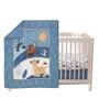 Imagem de Lambs & Ivy Lion King Adventure 3Piece Baby Crib Bedding Set, Azul