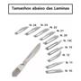 Imagem de Lamina bisturi carbono c/100 (ht) labor import