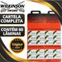 Imagem de Lâmina Inox Barbeiro Wilkinson Sword Cartela Com 20 Caixas