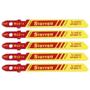 Imagem de Lâmina para serra tico tico 50 mm 14 dentes 5 peças - BU214 - Starrett