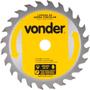 Imagem de Lamina serra circular vídea 250x30x3,2mm 24 dentes 5300 rpm para madeira - Vonder