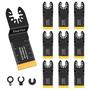 Imagem de Lâminas Oscilantes Trivd Frol Titanium (10 Peças) - Compatíveis com Dewalt