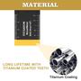 Imagem de Lâminas Oscilantes Trivd Frol Titanium (10 Peças) - Compatíveis com Dewalt