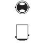 Imagem de Lampada 1034 12V 21 5 Watts - Gauss (caixa com 10) - GL1034