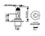 Imagem de Lampada Biodo H -4 24V 75 70 Watts   Gauss (Com 10) - GL46H4