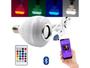 Imagem de Lâmpada Bluetooth Colorida Led Rgb Música 12W Controle