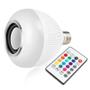 Imagem de Lampada Bluetooth De Led Caixa De Som C Controle Rgb 12W