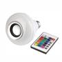 Imagem de Lâmpada Bluetooth De Led Caixa De Som Com Controle 12W Rgb