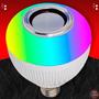 Imagem de Lâmpada Bluetooth Led Luz Rgb Musical Som 12w Com Controle - Music Bulb
