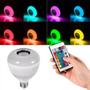 Imagem de Lampada Bluetooth LED RGB Colorida Musical E27 Bivolt