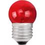 Imagem de Lampada Bolinha Brasfort 07Wx127V Vermelha 8470 - Kit C/25