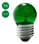 Imagem de Lâmpada Bolinha Brasfort E27 7W 127v Verde Caixa com 25 Lâmpadas