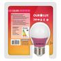 Imagem de Lampada bolinha rosa 3w s30 biv ourolux 5430 021497