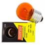 Imagem de Lampada Bolinha Thompson 7Wx127V Laranja - Kit C/10 Pecas