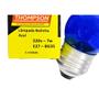 Imagem de Lampada Bolinha Thompson 7Wx220V Azul - Kit C/10 Peças