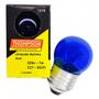 Imagem de Lampada Bolinha Thompson 7Wx220V Azul . / Kit C/ 10 Peças