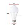 Imagem de Lâmpada Bulbo 12W Com Sensor De Movimento LED Branco Frio Bivolt  DY804912W