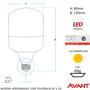 Imagem de Lampada Bulbo 40w Branco Quente 3000k Amarela Alta Potencia