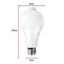 Imagem de Lâmpada Bulbo Led De Presença E27 Luz Fria Bivolt Sensor Com Detecção Automática E Durabilidade