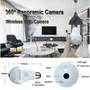 Imagem de Lampada Camera Espiã 360 com Microfone Alarme Sensor De Presença Audio e Video
