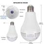 Imagem de Lampada Camera Espiã 360 com Microfone Alarme Sensor De Presença Audio e Video