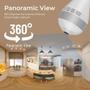 Imagem de Lâmpada Câmera Led Wifi Ip Hd Panorâmica 360º Espiã C