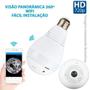 Imagem de Lampada Camera Monitoração Celular 3D Wifi V380 Cam