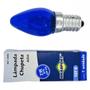 Imagem de Lampada Chupeta Brasfort 7Wx127V. E14 Azul - Kit C/25 Peças