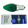 Imagem de Lampada Chupeta Brasfort 7Wx127V. E14 Verde - Kit C/25 Peças