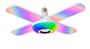 Imagem de Lâmpada Com Caixa De Som Bluetooth Colorida Rgb De Teto