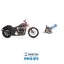 Imagem de Lâmpada CrystalVision Philips H4 HARLEY Blackline FXS