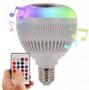 Imagem de Lampada De Led Music Bluetooth Rgb Com Branco 12W