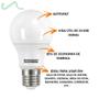 Imagem de Lâmpada De Led Prime Bulbo A60 Tkl 17w E27 Taschibra Bivolt