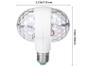 Imagem de Lampada De Led Tipo Mini Globo Giratorio Duplo RGB
